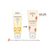 Old and new Body Lotion tubes, new look same formula