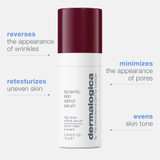 Dynamic Skin Retinol Serum with reverses wrinkles, retexturizes, evens skin tone callouts
