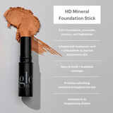 Stick and swatch with 4-in-1 foundation features list