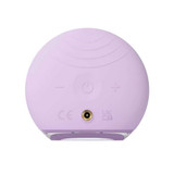 Back of the Foreo LUNA 4 Go in Lavender with control buttons