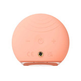 Back of the Foreo LUNA 4 Go in Peach Perfect with control buttons