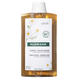 Klorane Brightening Shampoo with Chamomile amber bottle