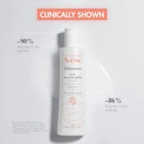 Cleanser bottle with clinically shown percentages
