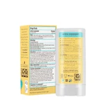 Babo Botanicals Super Shield Sport Stick SPF 50 with box back showing drug facts