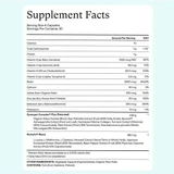 Nutrafol Women's Balance supplement facts panel