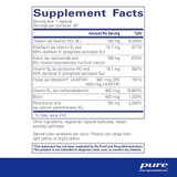 Supplement facts for B-Complex Plus, 60 servings