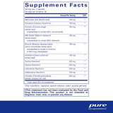 Supplement facts panel for Liver G.I. Detox, 30 servings