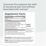 Curcumax Pro supplement facts panel, 2 tablet serving, 30 servings