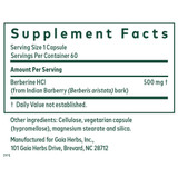 Gaia Herbs PRO Berberine Metabolic - 60 Capsules GAIA52433 BeautifiedYou.com