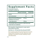 Resveratrol 150 supplement facts panel