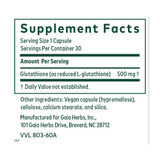 Gaia Herbs PRO Glutathione 500 - 30 Capsules GAIA52457 BeautifiedYou.com