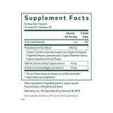 Serenocin supplement facts panel, 1 capsule serving
