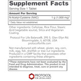 Protocol NAC 1000mg - 120 Tablets