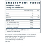 Ultra Pure Fish Oil 700 supplement facts panel