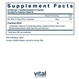 GI Repair Powder supplement facts with zinc carnosine and L-glutamine blend