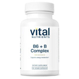 Vital Nutrients B6 + B Complex 60 vegan capsule bottle