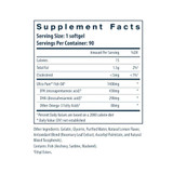 Ultra Pure Fish Oil 800 supplement facts with EPA and DHA