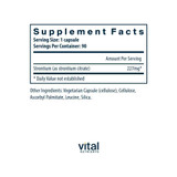 Vital Nutrients Strontium (Citrate) - 90 Capsules VNT12117 BeautifiedYou.com