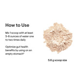 How to use Leaky Gut Support with a 5.6 g scoop of powder