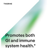 Thorne green gradient graphic, GI and immune system health text