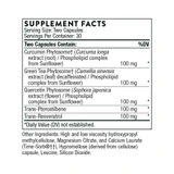 Resveratrol Complex supplement facts panel