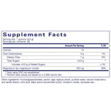 Magnesium Gummy supplement facts panel
