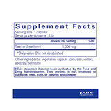 Pure Encapsulations Taurine 1000mg - 120 Capsules PURE05584 BeautifiedYou.com