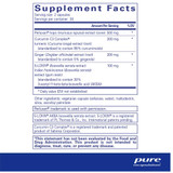 Phyto-4 supplement facts with Perluxan hops, Curcumin C3 Complex turmeric, ginger and 5-LOXIN boswellia