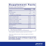Electrolyte/Energy Formula supplement facts panel, 1 scoop serving