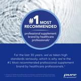 Water ripple background, Pure Encapsulations most recommended professional supplement brand graphic