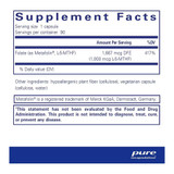 Pure Encapsulations Folate 1000 - 90 Capsules PURE14302 BeautifiedYou.com