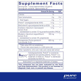 Poly-Prebiotic Powder supplement facts panel