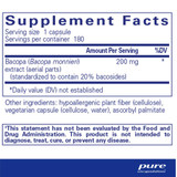Pure Encapsulations Bacopa Monnieri - 180 Capsules PURE07083 BeautifiedYou.com