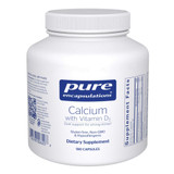 Pure Encapsulations Calcium with Vitamin D3 180 capsule bottle