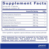 Pure Encapsulations Cognitive Aminos - 120 Capsules PURE17839 BeautifiedYou.com