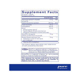 CarbCrave Complex supplement facts panel with vitamins, minerals and botanical extracts per serving