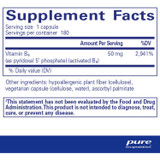 P5P 50 supplement facts, 180 servings per container