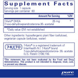 Pure Encapsulations 7-Keto DHEA 25mg