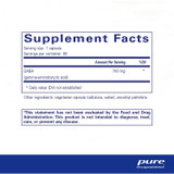 GABA 60 capsule supplement facts panel
