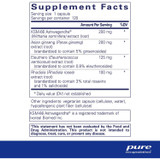 Energy Xtra 120 capsule supplement facts panel