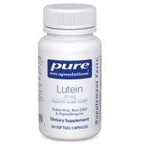 Pure Encapsulations Lutein 20 mg 60 softgel capsule bottle