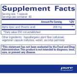 Pure Encapsulations Alpha Lipoic Acid 200mg