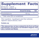 PS 100 supplement facts, 60 servings