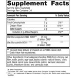 UltraFlora 3 in 1 Daily Probiotic supplement facts panel