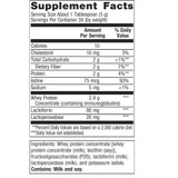 Probioplex Intensive Care supplement facts, 1 tablespoon (5 g) serving