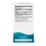 Back of Algae DHA box with supplement facts for DHA omega-3 from algae oil