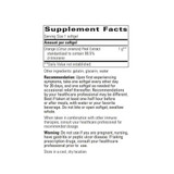 D-Limonene supplement facts, 1 softgel, orange peel extract with directions and warnings