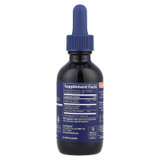 Back of Ionic Chlorophyll liquid bottle with supplement facts label