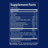 Complete Cal/Mag 1:1 supplement facts with vitamins C and D, 500 mg calcium, 500 mg magnesium and trace minerals