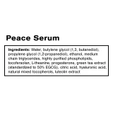 Peace Serum ingredients list